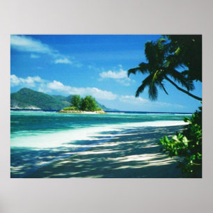 Poster Copie tropicale de plage