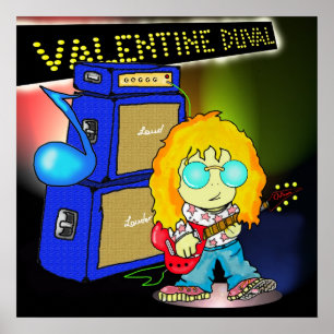 Poster Copie "Valentine Duval" - par kev Moore