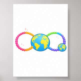 Poster Copier Cœur, Copier Bracelet, à Notre Ère Lunaire