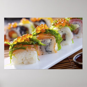 Poster Copies d'affiche de sushi