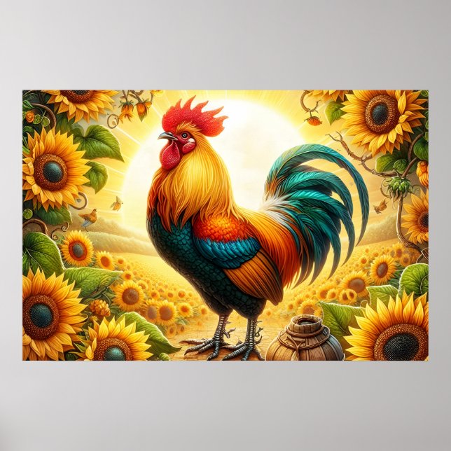 Poster Coq (Devant)