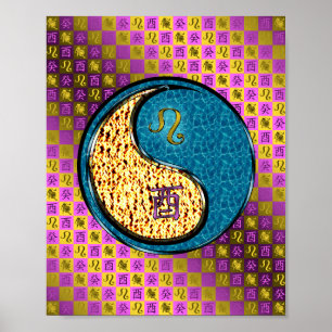 Poster Coq Leo & Water