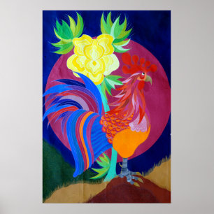 Poster Coq ombrien