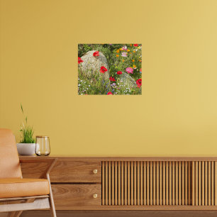 Poster Coquelicots Shirley colorés Floral Photographique