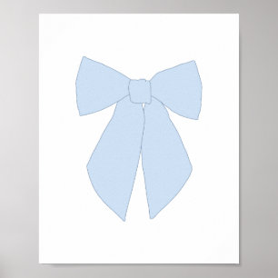 Poster Coquette à mât bleu