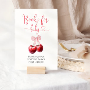 Poster Coquette Cherry On Top Livres pour bébé