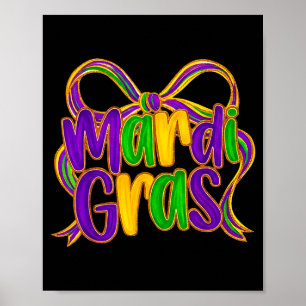 Poster Coquette Mardi Gras 2026 Festival Nouvelle-Orléans