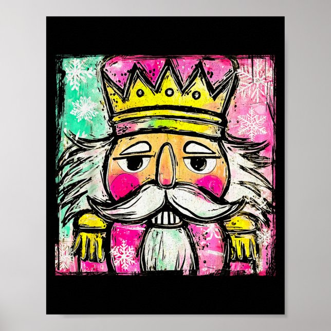 Poster Coquette Nutcracker For Women Girls Kids Dancers C (Devant)