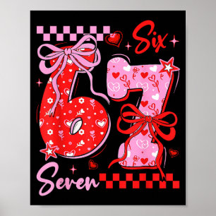 Poster Coquette Préparatoire Rétro Arc 6 7 Six Sept Amour