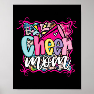 Poster Coquette Rose Maman de Cheerleader Pom Mega