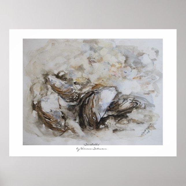 Poster Coquillages (Devant)