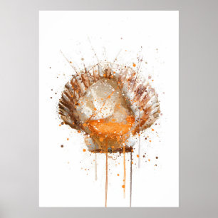Poster Coquille Saint-Jacques