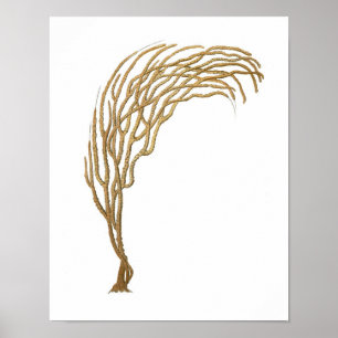 Poster Corail marin n° 3 Antique Histoire naturelle Impri