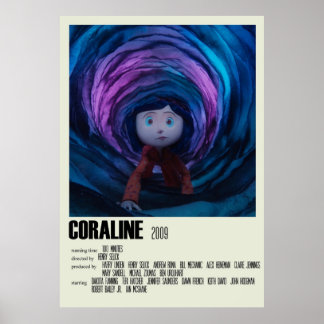 Poster Coraline Alternative Art Movie Large 1