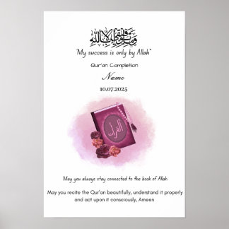Poster Coran islamique