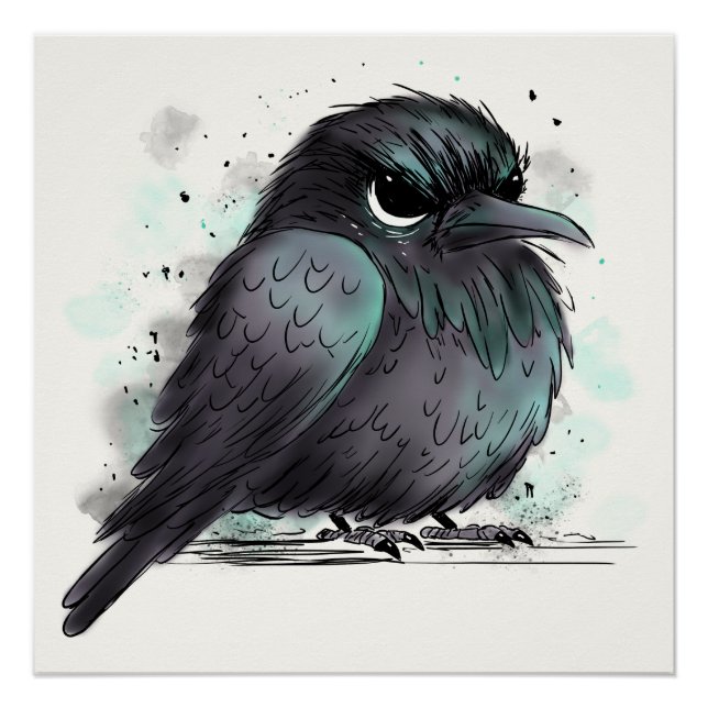 Poster Corbeau (Devant)