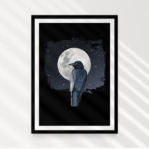Corbeau des forêts Lune froide