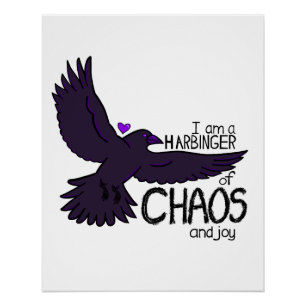 Poster Corbeau du chaos