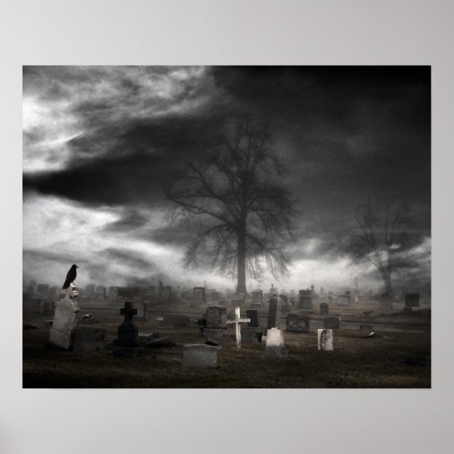 Poster Corbeau foncé (Devant)