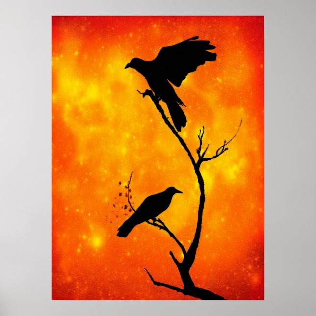 Poster CorbeauOrange (Devant)