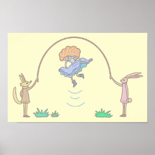 Poster Corde à sauter digne d'un conte de fées.