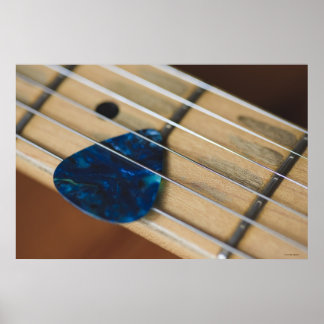 Poster Cordes de guitare électrique