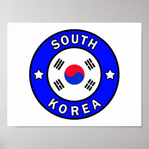 Poster Corée du Sud