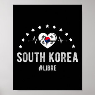 Poster Corée du Sud #libre Fierté de Corée du Sud Patriot