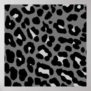 Poster Corey Tiger 80s Retro Leopard Motif
