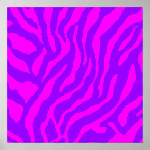 Poster Corey Tiger 80s Retro Tiger Motif