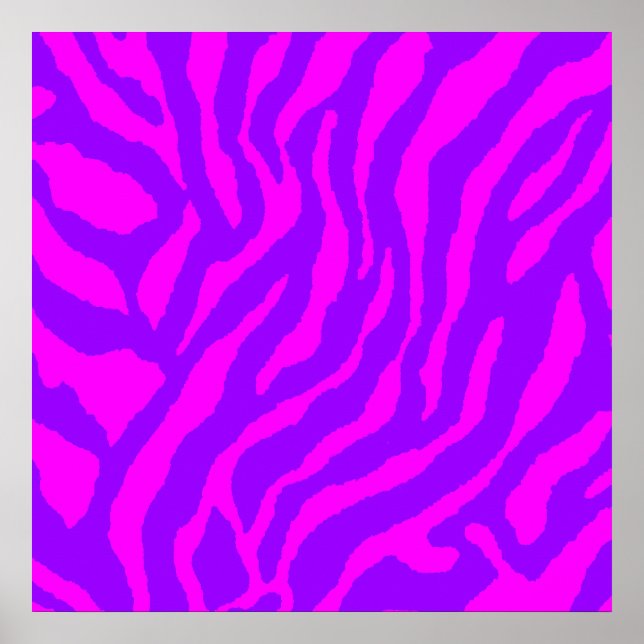 Poster Corey Tiger 80s Retro Tiger Motif (Devant)