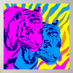 Poster Corey Tiger 80s Vintages Twin Tigers