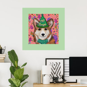 POSTER CORGI GALLOIS DE PEMBROKE 