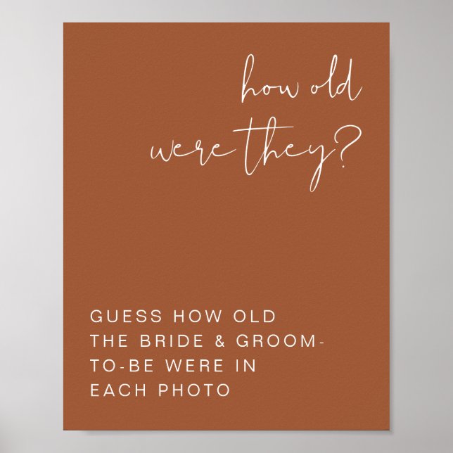 Poster CORIANDER Boho Terracotta Quel Âge Ils Étaient (Devant)