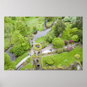 Poster Cork, Irlande. Le tristement célèbre château de