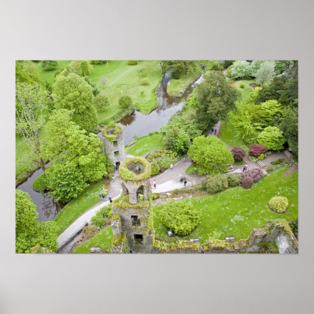 Poster Cork, Irlande. Le tristement célèbre château de Bl (Devant)