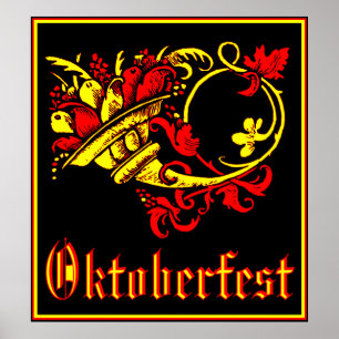 Poster Corne d'abondance d'Oktoberfest