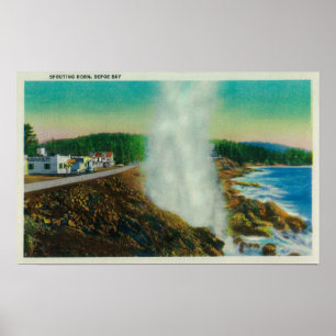Poster Corne du conjoint à Depoe Bay, Oregon