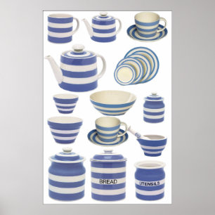 Poster Cornish Kitchen