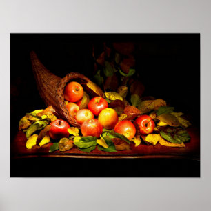Poster Cornucopie aux pommes