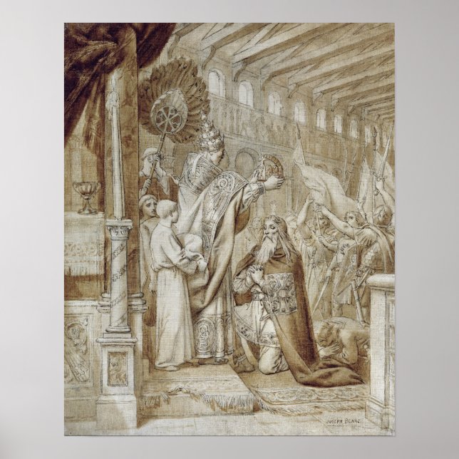Poster Coronation de Charlemagne (Devant)