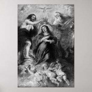 Poster Coronation de la Vierge Marie