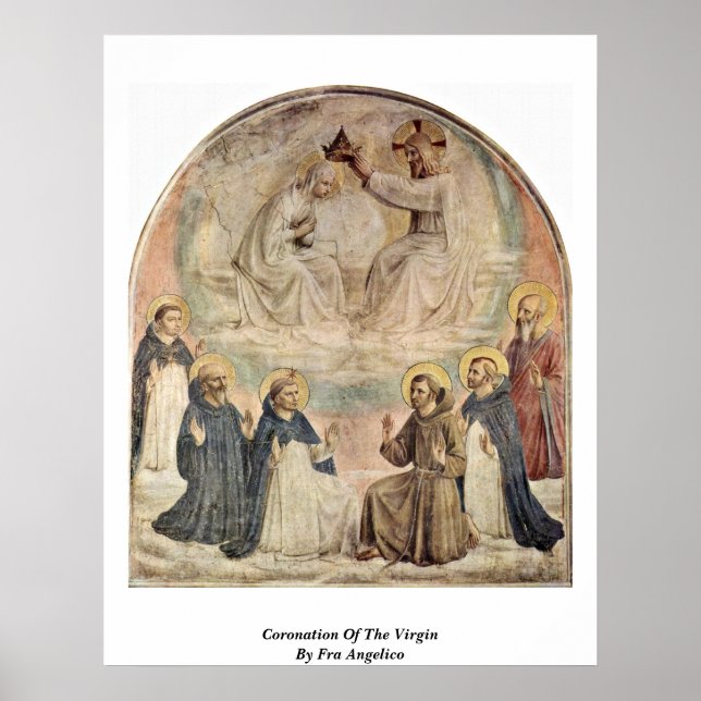 Poster Coronation De La Vierge Par Fra Angelico (Devant)