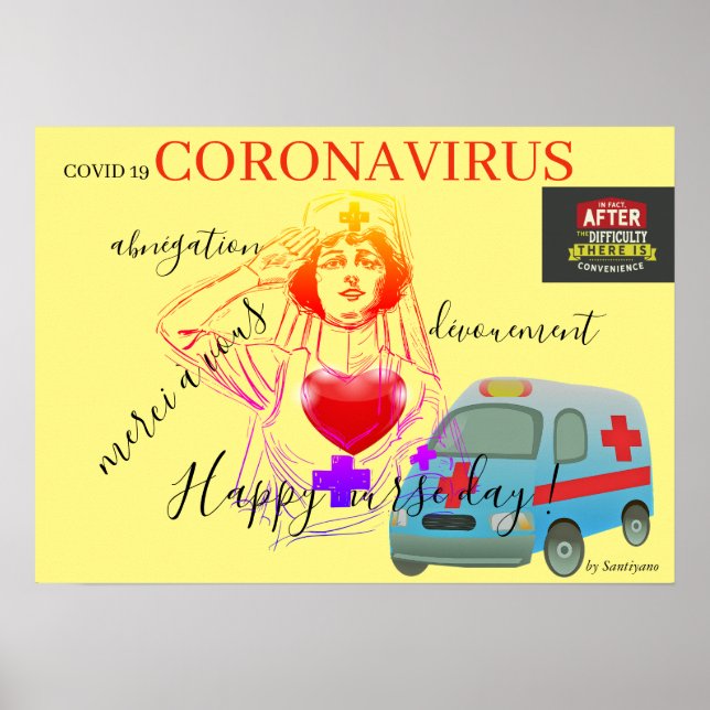 Poster Coronavirus (Devant)