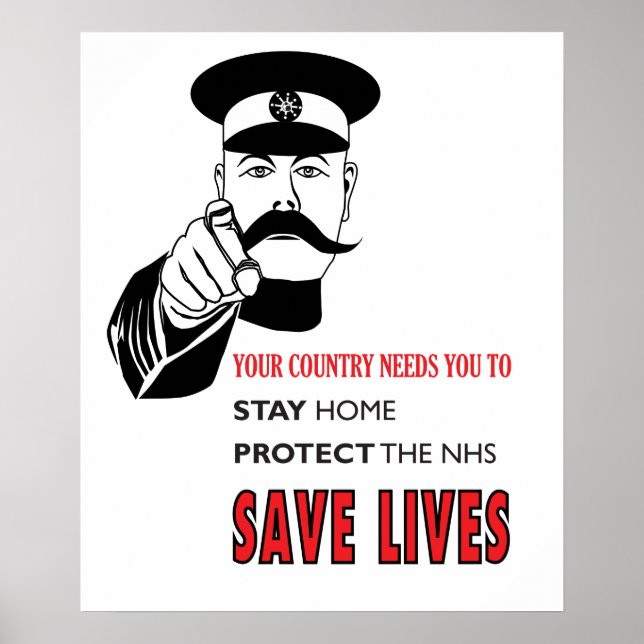 Poster Coronavirus Lord Kitchener (Devant)