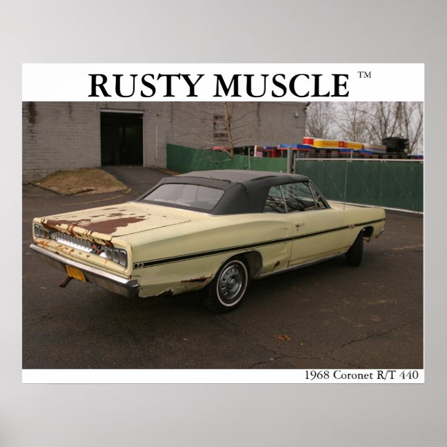 Poster Coronet R/T 1968 (Devant)