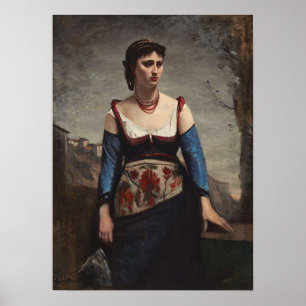 Poster Corot - Agostina