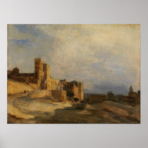 Poster Corot - Château du Pape