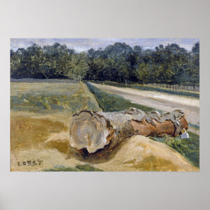 Poster Corot - Fontainebleau Pavé De Chailly