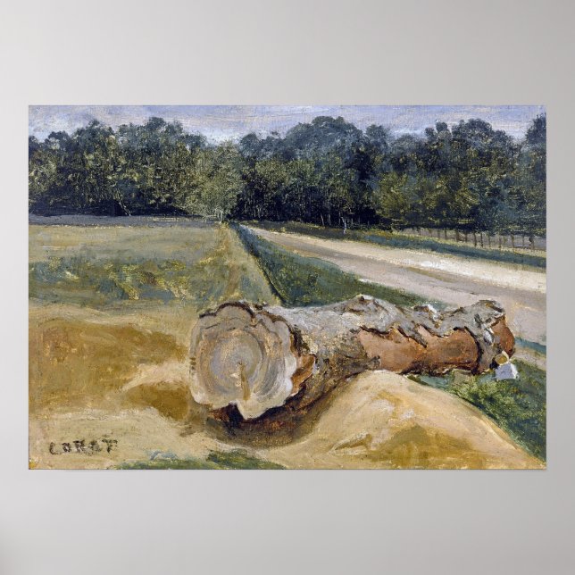 Poster Corot - Fontainebleau Pavé De Chailly (Devant)